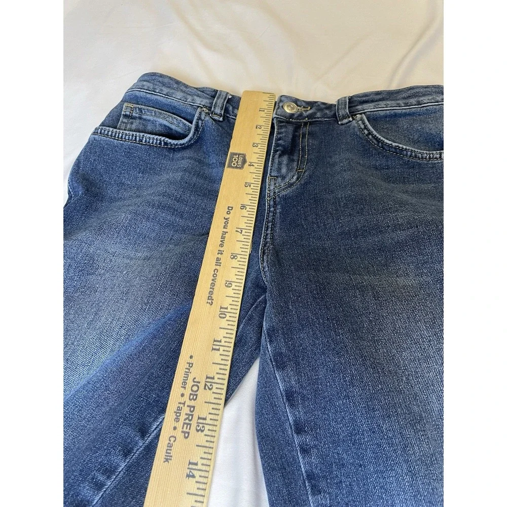 Free People Dark Wash Straight Jeans Size 28R - Picture 6 of 8